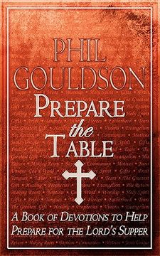 portada prepare the table: a book of devotions to help prepare for the lord's supper (in English)