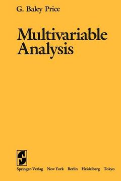 portada multivariable analysis (en Inglés)