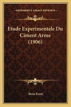portada Etude Experimentale Du Ciment Arme (1906) (in French)