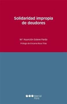 portada Solidaridad Impropia De Deudores (estudios Jurídicos)