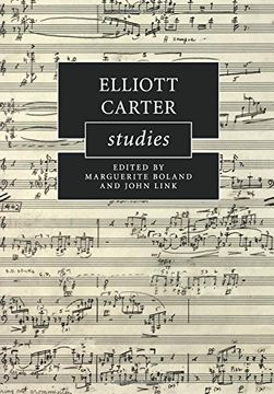 portada Elliott Carter Studies (Cambridge Composer Studies) (en Inglés)