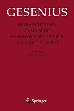 portada Hebräisches Und Aramäisches Handwörterbuch Über Das Alte Testament: Gesamtausgabe (in German)