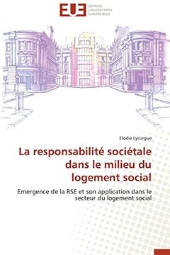 portada La Responsabilite Societale Dans Le Milieu Du Logement Social