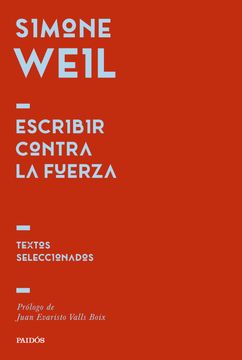 portada Escribir contra la fuerza
