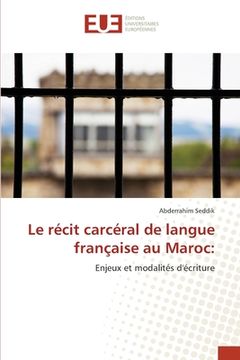 portada Le récit carcéral de langue française au Maroc