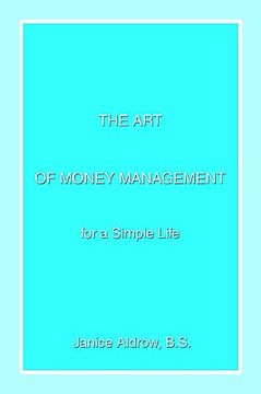 portada the art of money management: for a simple life (en Inglés)