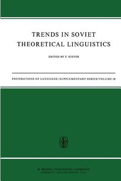 portada Trends in Soviet Theoretical Linguistics (en Inglés)