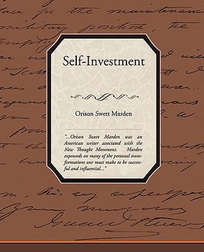 portada self-investment (en Inglés)