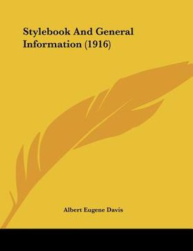 portada styl and general information (1916) (en Inglés)