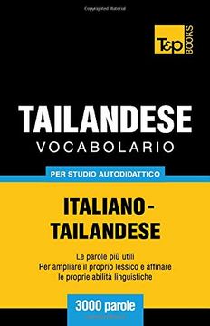 portada Vocabolario Italiano-Thailandese per Studio Autodidattico - 3000 Parole 