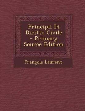 portada Principii Di Diritto Civile (in Italian)