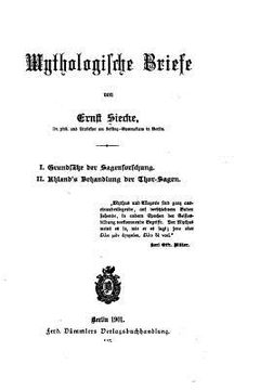 portada Mythologische Briefe (in German)