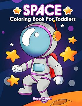 portada Space Coloring Book (en Inglés)