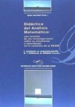 portada DIDACTICA DE LA ANALISIS MATEMATICO (En papel)