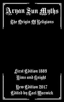 portada Aryan sun Myths: The Origin of Religions 