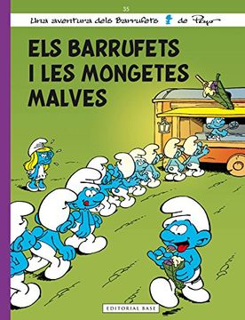 portada Els Barrufets i les Mongetes Malves (Les Aventures Dels Barrufets) (en Catalá)