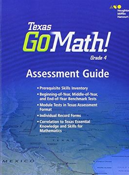 portada Houghton Mifflin Harcourt Go Math! Texas: Assessment Guide Grade 4