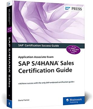 portada SAP S/4hana Sales Certification Guide: Application Associate Exam (en Inglés)