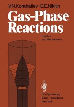 portada gas-phase reactions: kinetics and mechanisms (en Inglés)