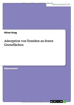 portada Adsorption von Tensiden an festen Grenzflächen (German Edition)