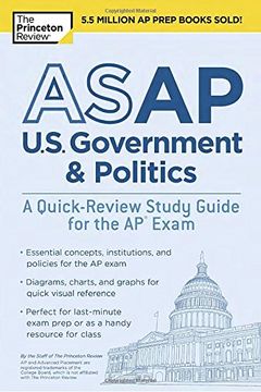 portada Asap U. S. Government & Politics: A Quick-Review Study Guide for the ap Exam (College Test Preparation) (en Inglés)