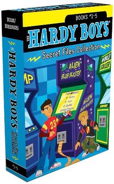 portada The Hardy Boys Secret Files Collection Books 1-5: Trouble at the Arcade; The Missing Mitt; Mystery Map; Hopping Mad; A Monster of a Mystery (Hardy Boys: The Secret Files)