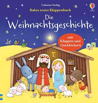 portada Babys Erstes Klappenbuch: Die Weihnachtsgeschichte: Ab 1 Jahr (en Alemán)
