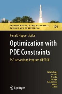 portada Optimization with Pde Constraints: Esf Networking Program 'Optpde' (en Inglés)