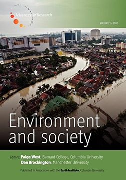 portada Environment and Society - Volume 1: Advances in Research (en Inglés)