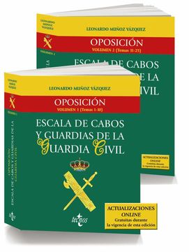 portada Pack Oposicion Escala de Cabos y Guardias de la Guardia Civil (2 Vols. )