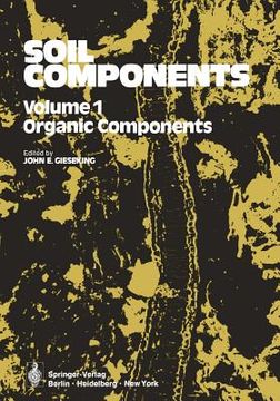 portada soil components: vol. 1: organic components (en Inglés)