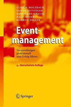 portada Eventmanagement: Veranstaltungen Professionell zum Erfolg Führen (in German)