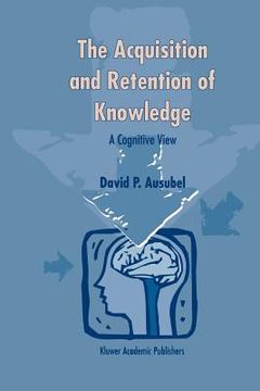 portada the acquisition and retention of knowledge (in English)