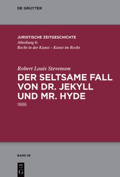 portada Der Seltsame Fall Von Dr. Jekyll Und Mr. Hyde: 1886 (en Alemán)