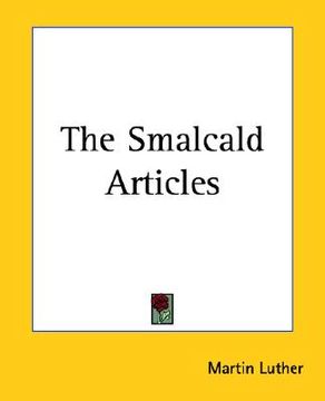 portada the smalcald articles (in English)