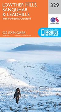 portada Lowther Hills, Sanquhar and Leadhills 1 : 25 000 (OS Explorer Active Map)