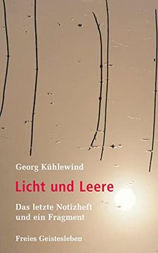 portada Licht und Leere: Das Letzte Notizheft und ein Fragment (in German)