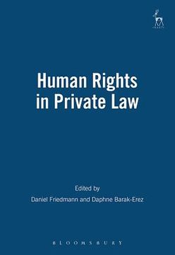portada human rights in private law (en Inglés)