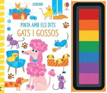 portada Gats i Gossos (Pinta amb els Dits) (en Catalá)