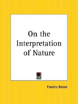 portada on the interpretation of nature (in English)