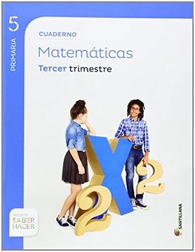 portada Cuaderno Matematicas 5 Primaria 3 Trim Saber Hacer