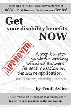 portada get your disability benefits now (en Inglés)