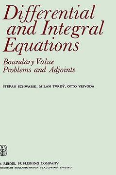 portada differential and integral equations: boundary value problems and adjoints