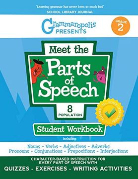 portada Grammaropolis: The Parts of Speech Workbook, Grade 2 (Grammaropolis: The Parts of Speech Workbooks) (en Inglés)