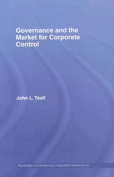portada governance and the market for corporate control (en Inglés)