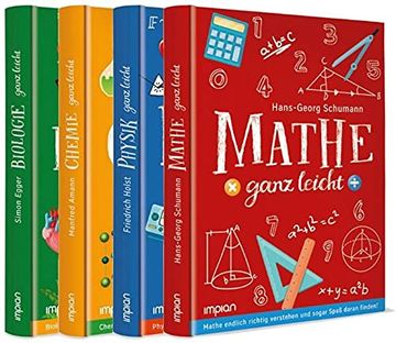 portada Mathe, Physik, Chemie und Biologie Ganz Leicht im Paket (in German)