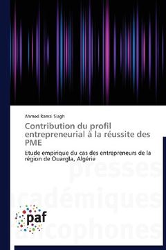 portada Contribution Du Profil Entrepreneurial a la Reussite Des Pme