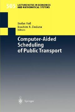 portada computer-aided scheduling of public transport (en Inglés)