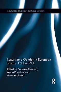portada Luxury and Gender in European Towns, 1700-1914 (en Inglés)