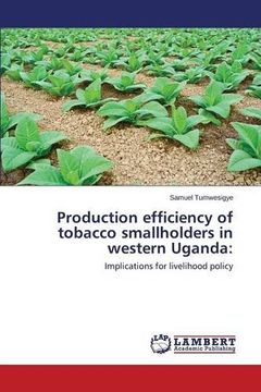 portada Production efficiency of tobacco smallholders in western Uganda